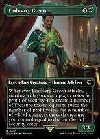 Emissary Green (CLU-005) - rare (Borderless)