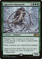 Aggressive Mammoth (M19-302) - rare