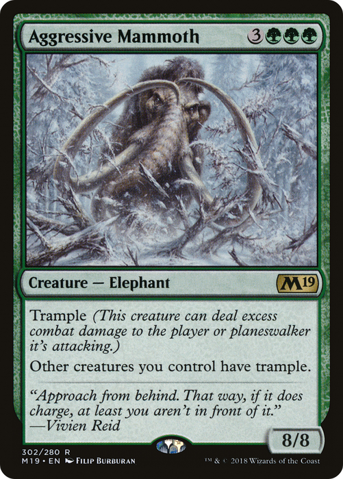 Aggressive Mammoth (M19-302) - rare