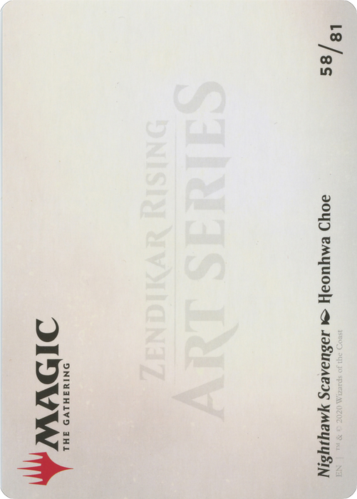 Nighthawk Scavenger // Nighthawk Scavenger (AZNR-058) - common (Borderless) - Foil