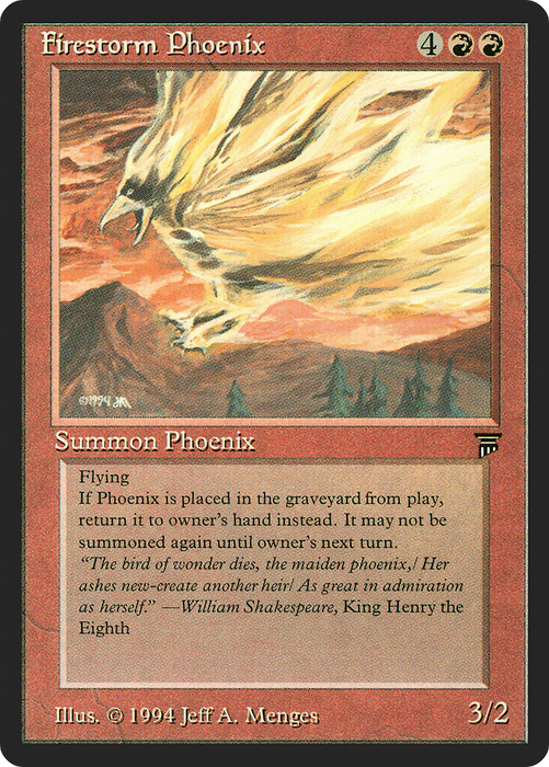 Firestorm Phoenix (LEG-147) - rare