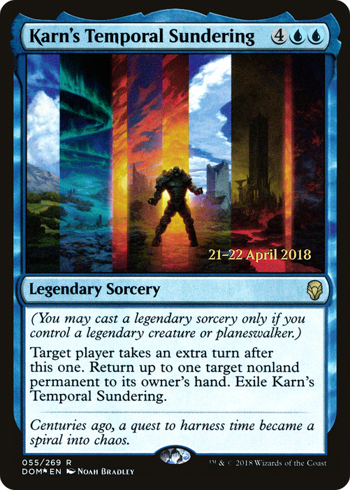 Karn's Temporal Sundering (PRE-55S) - rare - Foil