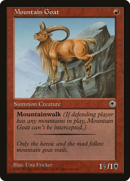 Mountain Goat (POR-141) - uncommon