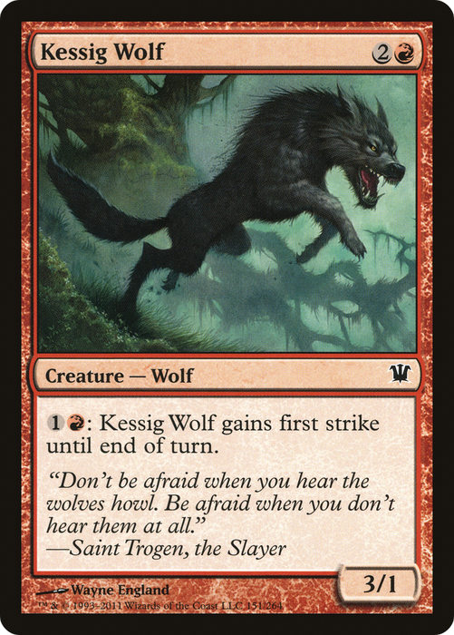 Kessig Wolf (ISD-151) - common - Foil