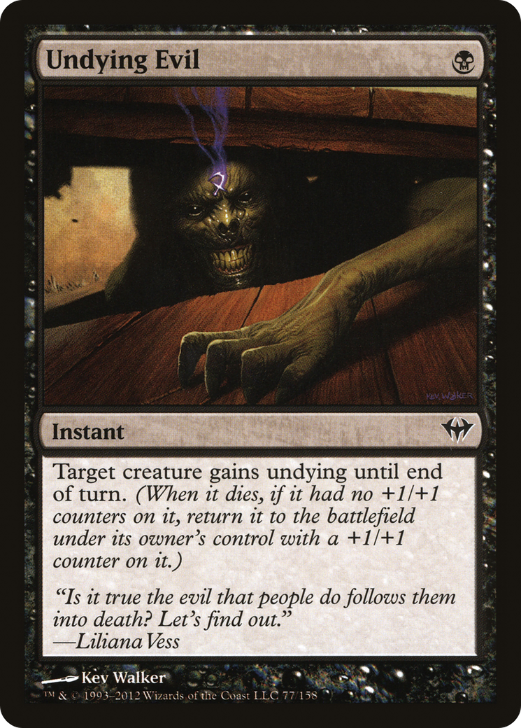 Undying Evil (DKA-077) - common - Foil
