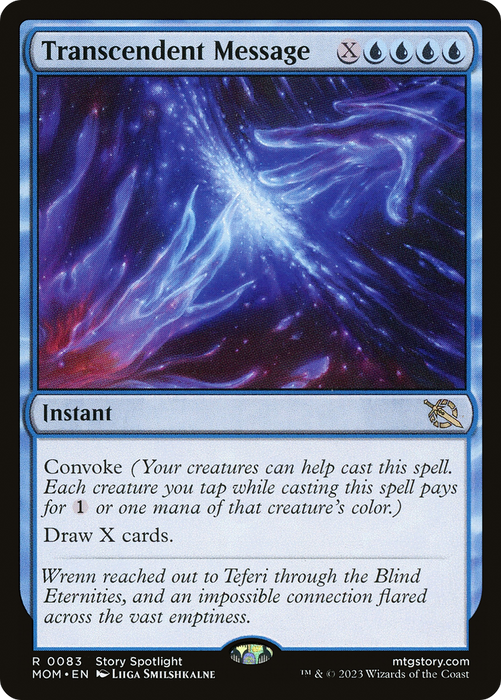 Transcendent Message (MOM-083) - rare - Foil