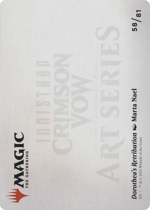 Dorothea's Retribution // Dorothea's Retribution (AVOW-058) - common (Borderless) - Foil