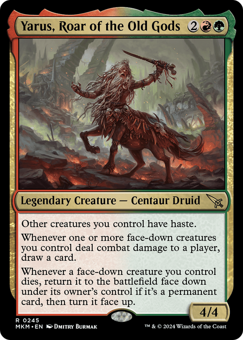 Yarus, Roar of the Old Gods (MKM-245) - rare - Foil
