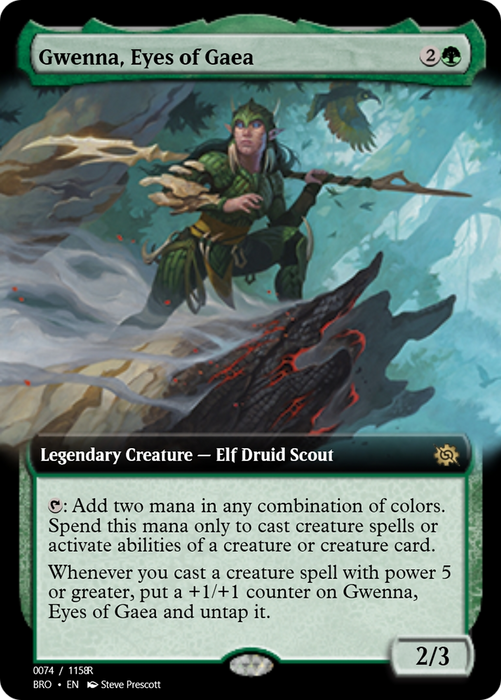 Gwenna, Eyes of Gaea (PRM-105756) - rare - Foil
