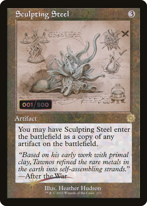 Sculpting Steel (BRR-113Z) - rare - Foil
