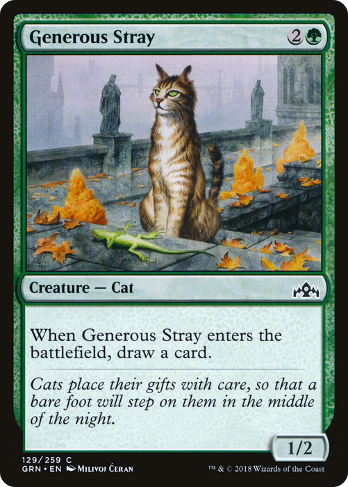 Generous Stray (GRN-129) - common - Foil