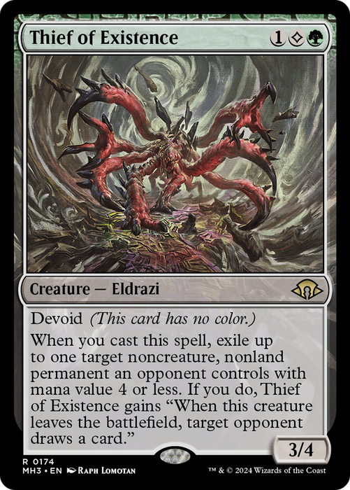Thief of Existence (MH3-174) - rare: (devoid) - Foil