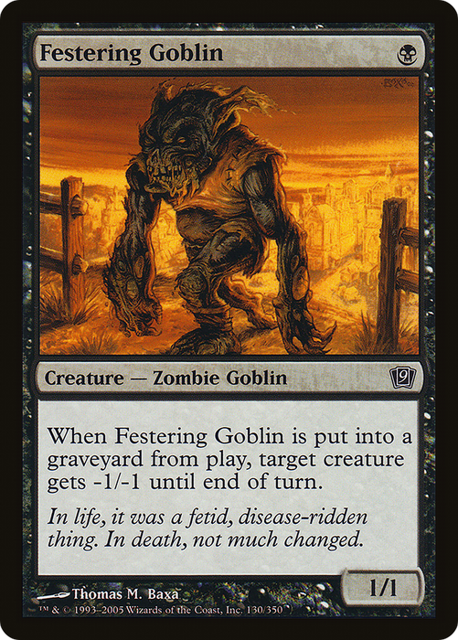 Festering Goblin (9ED-130★) - common - Foil