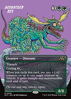 Agonasaur Rex (DFT-343) - rare (Borderless)