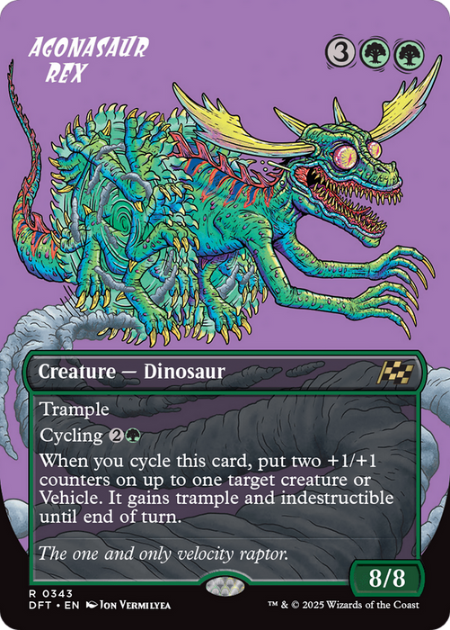 Agonasaur Rex (DFT-343) - rare (Borderless)