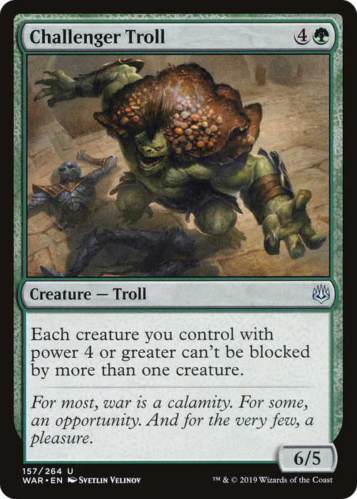 Challenger Troll (WAR-157) - uncommon - Foil