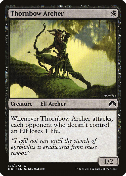 Thornbow Archer (ORI-121) - common - Foil