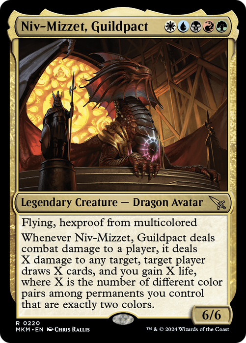 Niv-Mizzet, Guildpact (MKM-220) - rare - Foil