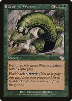 Crush of Wurms (JUD-110) - rare: (tombstone)