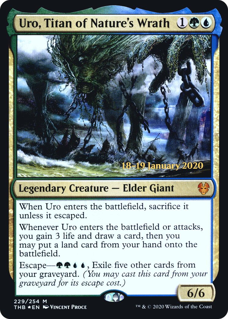 Uro, Titan of Nature's Wrath (PRE-229S) - mythic - Foil