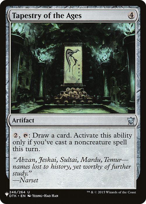 Tapestry of the Ages (LIST-DTK-246) - uncommon