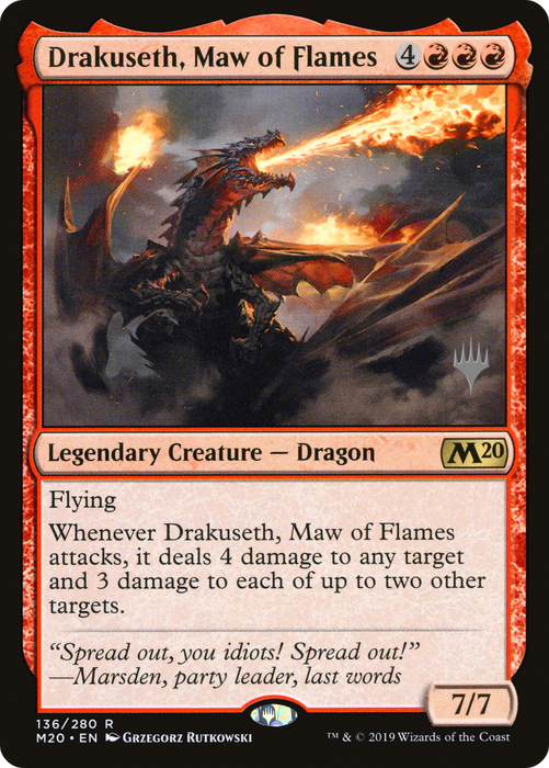 Drakuseth, Maw of Flames (PPM20-136P) - rare