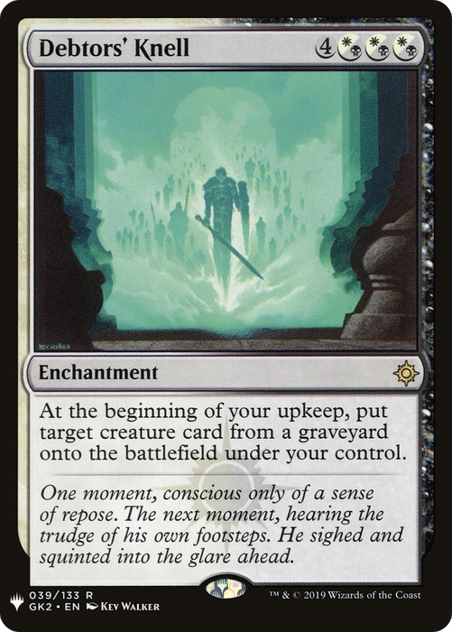 Debtors' Knell (LIST-GK2-39) - rare