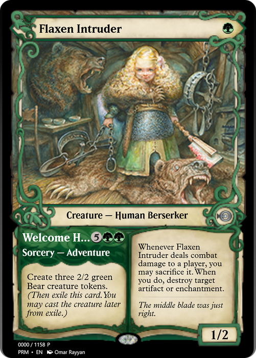 Flaxen Intruder // Welcome Home (PRM-78814) - uncommon - Foil