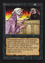 Demonic Attorney (CED-103) - rare