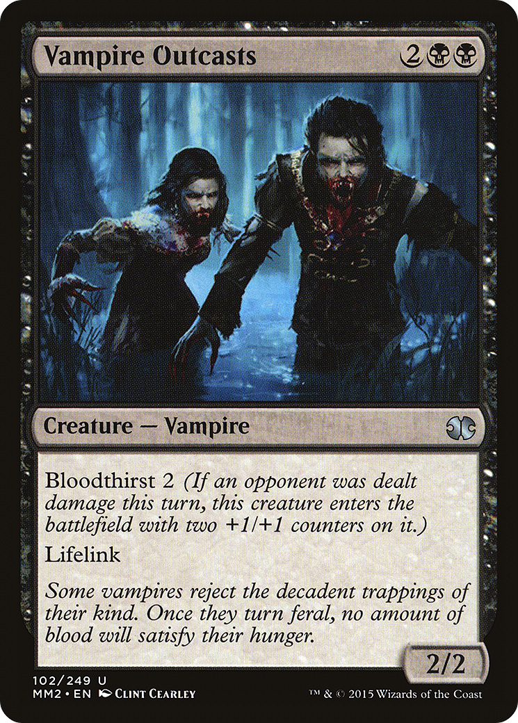 Vampire Outcasts (MM2-102) - uncommon