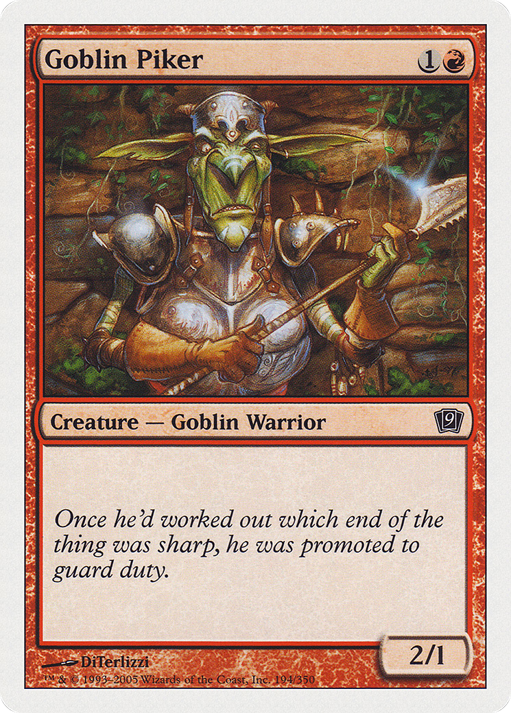 Goblin Piker (9ED-194) - common