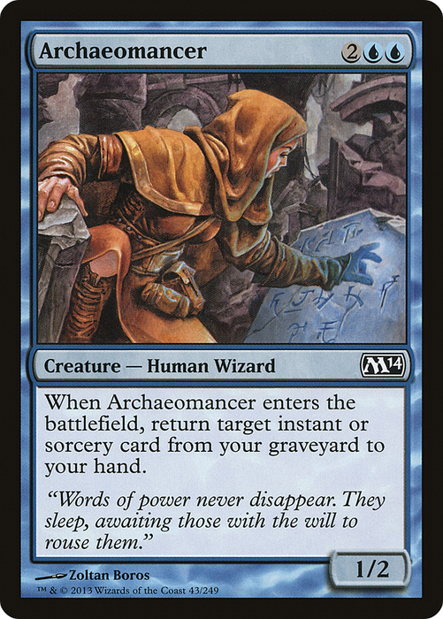 Archaeomancer (M14-043) - common - Foil