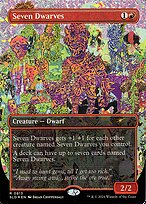 Seven Dwarves (SLD-813) - rare (Borderless) - Foil