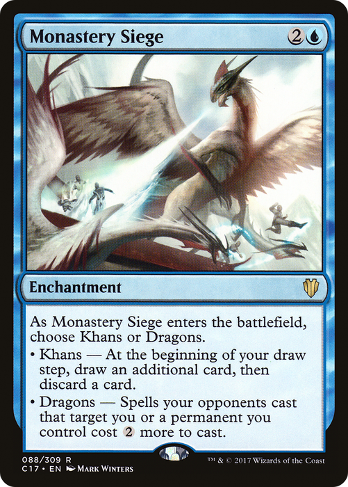 Monastery Siege (C17-088) - rare