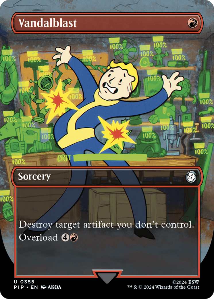Vandalblast (PIP-355) - uncommon (Borderless) - Foil