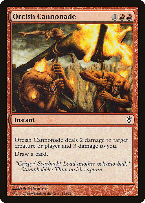 Orcish Cannonade (CNS-148) - common - Foil