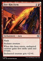 Fire-Rim Form (TDM-107) - common: (enchantment) - Foil