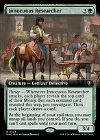 Innocuous Researcher (MKC-348) - rare: (Extended Art)