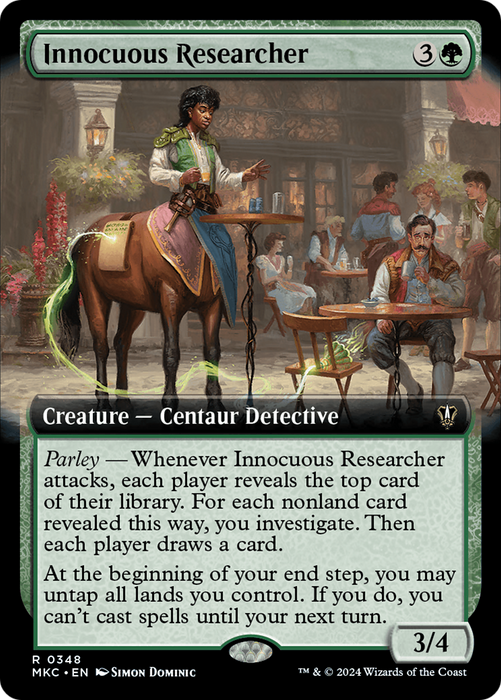 Innocuous Researcher (MKC-348) - rare: (Extended Art)