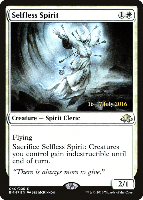 Selfless Spirit (PRE-40S) - rare - Foil