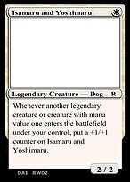 Isamaru and Yoshimaru (UNK-RW02B) - rare