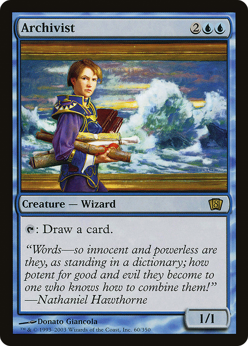 Archivist (8ED-60★) - rare - Foil