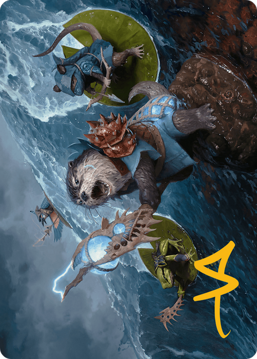 Valley Floodcaller // Valley Floodcaller (ABLB-013) - common (Borderless) - Foil