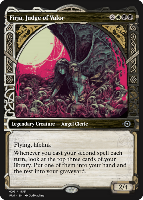 Firja, Judge of Valor (PRM-88384) - uncommon - Foil