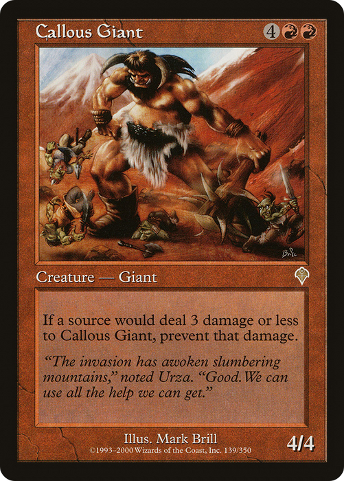 Callous Giant (INV-139) - rare