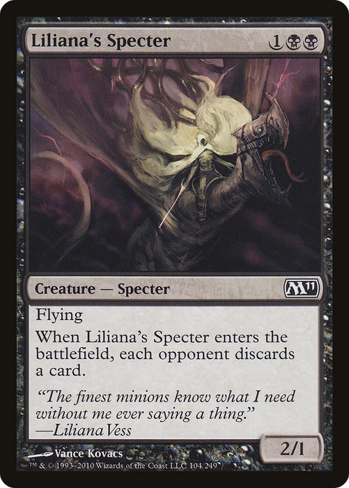 Liliana's Specter (M11-104) - common - Foil