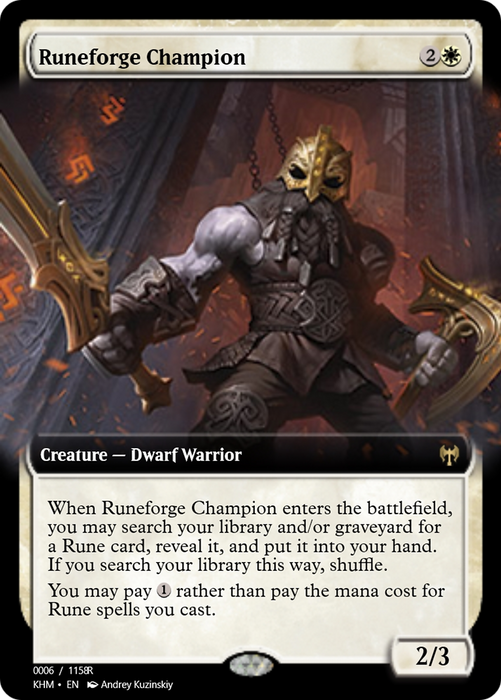 Runeforge Champion (PRM-88208) - rare - Foil