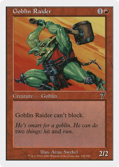 Goblin Raider (7ED-192) - common