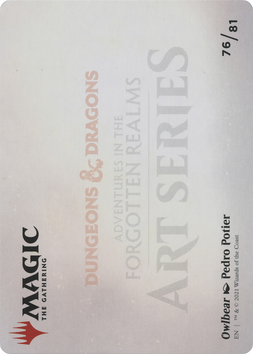 Owlbear // Owlbear (AAFR-076) - common (Borderless) - Foil