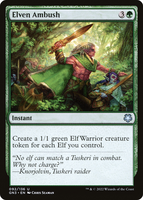 Elven Ambush (GN3-092) - uncommon